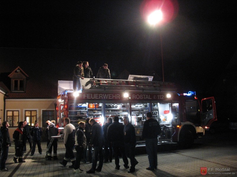 Bild 1 von 10 Ankunft des R&uuml;stwagens am Ger&auml;tehaus