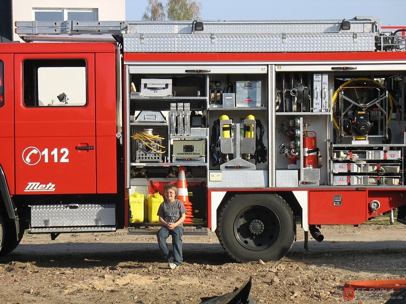 Bild 9 von 16 "Wenn ich mal groß bin werde ich Feuerwehrmann"