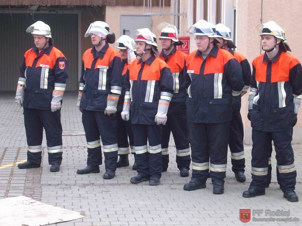 Bild 3 von 9 Gruppe 1 angetreten